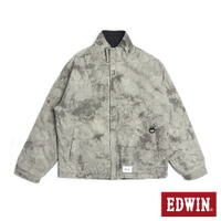 EDWIN EFS 雙面穿鋪棉外套-男款 灰褐色 #暖身慶