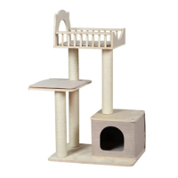 Cat scratching condo tower post tree cat toy