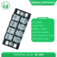 TERMINAL BLOK 4 POLE 25A / TERMINAL BLOCK TB-2504 TB SERIES
