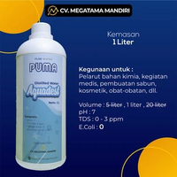 Aquadest Distilled Water - 1 Liter