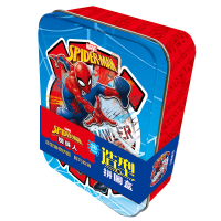 【Disney 漫威】 造型拼圖盒 漫威蜘蛛人 （鐵盒30片）