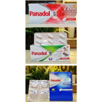 1)PANADOL EXTRA 12caplets / box 2)PANADOL EXTEND 3)PANADOL SOLUBLE (LEMON)