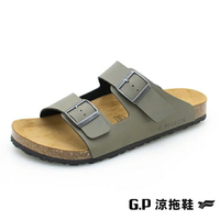 G.P(男)雙帶柏肯鞋 男鞋-綠色(另有咖啡色/黑色)