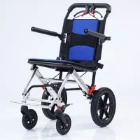 Lightweight Wheelchair with Locking Hand Brakes User-Friendly Design Portable Folding Feature Ultimate Transportation Companion