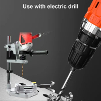 Bench Drill Holder Single-Head Bench Drilling Machine Chuck Multifunctional Aluminum Alloy Power Grinder Accessories