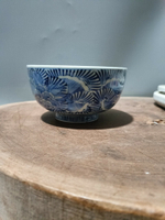 日本回流瓷器古董清代老青花碗，清代老瓷器真品。畫工發色漂亮，
