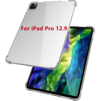TPU Clear Case For iPad Pro 12.9 Case Silicone Transparent Ultra Thin Cover ipad pro 12 9 2021 2020 2018 2022 Coque Accessories