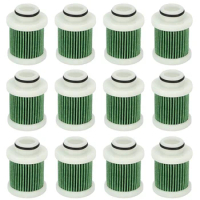 12Pcs 40-115Hp 4-Stroke Fuel Filter for Yamaha F40A F50 T50 F60 T60 Engine Marine Outboard Filter 6D8-WS24A-00