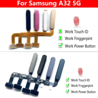 NEW Tested A32 5G Home Button FingerPrint Touch ID Sensor Flex Cable Ribbon Replacement Parts For Samsung A32 5G A326B