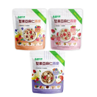 【義美生機】堅果亞麻仁燕麥系列330gx1袋(莓果/草莓/藍莓可可口味任選)