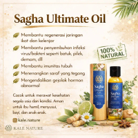 Sagha Sammo Sagha Ultimate Oil Minyak Herbal Premium 100% Rempah & Tanaman Herbal Alami Non Hewani A