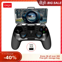 Ipega PG-9156 Bluetooth Gamepad 2.4G Wireless Game Controller Mobile Trigger Joystick For iOS MFI Games Android TV Box PC PS4