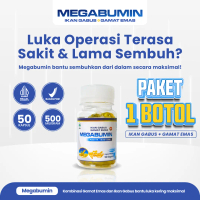 Megabumin Ekstrak Minyak Ikan Gabus & Gamat Emas Kapsul Ikan Kutuk Mempercepat Penyembuhan Luka Pasc