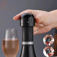 xiaomi 1/2/3pcs Reusable Vacuum Red Wine Corks Champagne Bottle Sealer Cap Stopper Fresh Keeper Set Leak-proof Wine Bottle Plug
