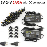อะแดปเตอร์ชาร์จไฟ, ปรับได้ AC 110V 220V เป็น DC 3v-24v 2A 48W 72w, ขั้วต่อ DC 8pin 10pin 34pin, พร้อ
