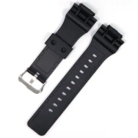 PU Watch band Bracelet for Casio G Shock AQS810W AQS800W AEQ110W W735H Strap Watch Accessories Wrist Band Black Belt