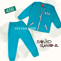 Baju Squidg*Me Anak Lengan Panjang Setelan Anak Murah Bahan Bagus Motif Viral Sporty Bisa Pakai Main