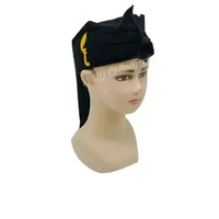 D&D Hat Collection Iket Sunda Praktis Full Tutup Kepala Bayi (6-24bln) / Totopong #1 Hitam Kujang