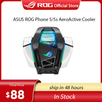 ROG AeroActive Cooler 6 Funcooler Cooling Fan Holder with LED Aura Lighting ROG 55s Gaming Phone Expansion Accessories