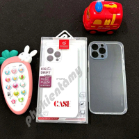 Ốp Lưng iP 13 Pro Max Dẻo Siêu Trong Suốt Viền Chống Trơn Gù Bảo Vệ Camera Cao Cấp Chính Hãng KST