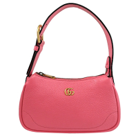 GUCCI Aphrodite  經典GGLOGO肩背小包/腋下包(粉)