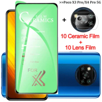 1~10 Pcs, Soft HD Ceramic Glass for Poco X4 GT X3 Pro NFC 5G Screen Protector Poco F4 M4 M3 Pro Camera Film Xiaomi Poco x 4 gt