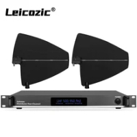Leicozic UA890 Antenna Distributor 4 Channel Antenna Amplifier 500-900MHz Microfone Splitter Collector Wireless Mic System
