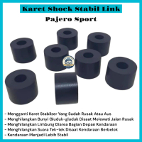 Karet Shock Stabil Link Stabilizer Depan Pajero Sport 08 + Set 8pcs Bahan Ban