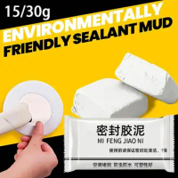 1pcs Air Conditioning Hole Seal Cement Household Sewer Pipe Sealing Waterproof Wall Hole Repair Rubber Mastic Sewer Pipe 30g/15g