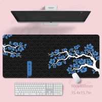 Sakura Large Design Mouse Mat Gamer Mousepad Keyboard Mat Desk Pad Cherry Desk Mat Company Mouse Pad 30x80 cm For Gift Mousepads