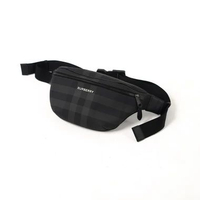 Tas BURBERRY CASON CHECK BLACK WAIST BAG 100% ORIGINAL
