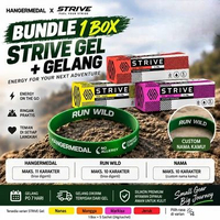 Gelang Custom Emergency ID + STRIVE Energy Gel | Golongan Darah Alergi Kontak Darurat MANGGA