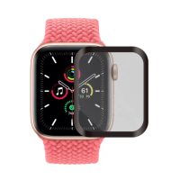 【Metal-Slim】Apple Watch SE 44mm(3D全膠滿版保護貼)