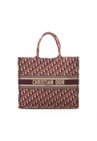 Christian Dior Pre-Loved Christian Dior BOOK TOTE book tote Large oblique Handbag tote bag canvas Bo