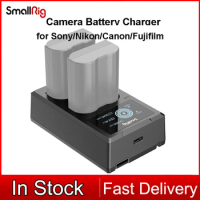 SmallRig NP-FW50 / EN-EL15 / LP-E6NH / NP-W235 / NP-F970 / NP-FZ100 Camera Battery Charger for Sony Nikon Fujifilm