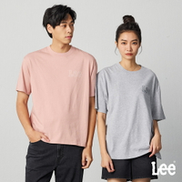 Lee 男女同款 寬鬆版 左胸虛線LOGO 短袖T恤 | Modern &amp; FITS’ EM ALL