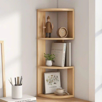 Kệ gỗ để đồ góc tường, góc bàn học làm việc decor phòng 2 - 3 tầng. Giá gỗ góc tường nhiều ngăn