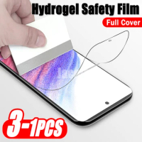 1-3PCS Hydrogel Film For Samsung Galaxy A53 A52 A51 4G A52s 5G UW Samsang Galax A 52 52s 53 51 5 4 G Protection Screen Protector