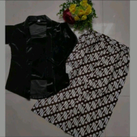Kebaya kutu baru bludru anak adat jawa plus bross  Fashion SD