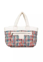 Chanel 二手 Chanel 尼龍粗花呢印花 Coco Cocoon 手提包