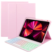 7 colors Backlit Keyboard Case for iPad Air 5 10.9 2022 Air 4 10.9 Pro 11 2021 7th 8th 9th 10.2 Air 3 10.5 Case keyboard