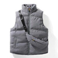 Free Backpack Vest High-Quality Vest Men Corduroy Vest Couple Backpack Vest Vest Warm Vest Youth