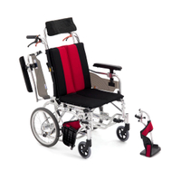 永大醫療~＂均佳＂ 日本MIKI 鋁合金輪椅MP-Ti DX空中傾倒型 每台~25800元~免運費(送減壓坐墊)