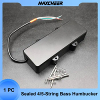 Sealed Style 4/5-String Bass Guitar Pickup Double Coil Humbucker Pickup Coil Splitting Ceramic Magnet Bass Guitar Accessories