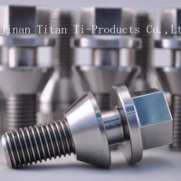 Jntitanti Gr5 titanium wheel hub lug bolt M14*1.5 for VOLOV or LYNK&amp;CO 10ps