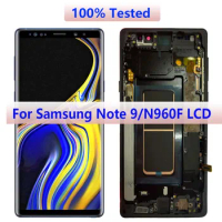 AMOLED For Samsung Galaxy Note 9 LCD Display Touch Screen Digitizer 6.4" For Samsung Note 9 N960F N960U N9600/DS LCD with Frame