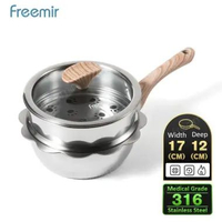 SKY - Special freemir Panci Stainless Steel 316 Serbaguna 3in1 Kukusan + Panci Susu MPASI Bayi | Ste