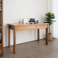 【麗得傢居】柚木4.2尺實木書桌 辦公桌 電腦桌(全實木)