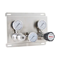 Dici Stainless Steel Gas Changeover Switching Control Panel Co2 Argon Helium Nitrogen Oxygen Gas Pressure Regulator