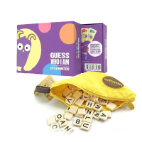 【超值組】香蕉拼字+小怪獸英語教學桌遊(附牌套)